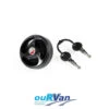 CAP & KEY LOCKABLE WATER FILLER BLACK -Rv Parts Store 006161 CAP KEYLOCKABLEWATERFILLERBLACK 01