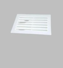 CAMEC 007965 PLASTIC CUPBOARD VENT - WHITE - 145MM (H) X 230MM (W) CARAVAN RV