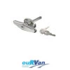 CAMEC 008246 GARAGE DOOR LOCK METAL FRONT FIXING CARAVAN T HANDLE RV -Rv Parts Store 008246 CAMECGARAGEDOORLOCKMETAL