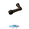 CAMEC 008567 HATCH WOW WINDOW HANDLE BLACK PVC LARGE HOLE CARAVAN MILLARD YORK -Rv Parts Store 008567 CAMECHATCHWOWWINDOWHANDLEBLACKPVC