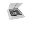 JENSEN ROOF VENT 12V 14X14IN WHITE METAL BASE 008589