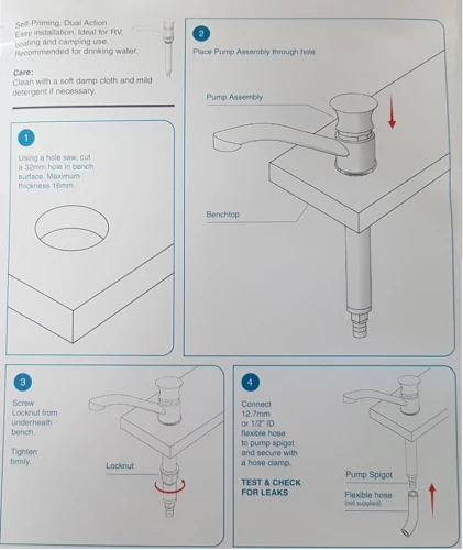 CAMEC CARAVAN CHROME HAND PUMP 043156 BRASS HIGH QUALITY JAYCO TROJAN CAMPER 7 CAMEC CARAVAN CHROME HAND PUMP 043156 BRASS HIGH QUALITY JAYCO TROJAN CAMPER - Image 5