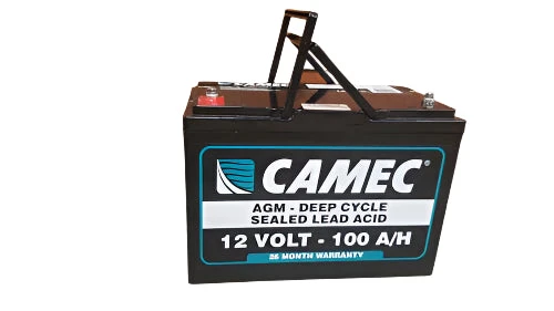 CAMEC 100AH AGM DEEP CYCLE BATTERY 26 MONTH WARRANTY AUSTRALIA WIDE 042885 4 CAMEC 100AH AGM DEEP CYCLE BATTERY 26 MONTH WARRANTY AUSTRALIA WIDE 042885 - Image 2