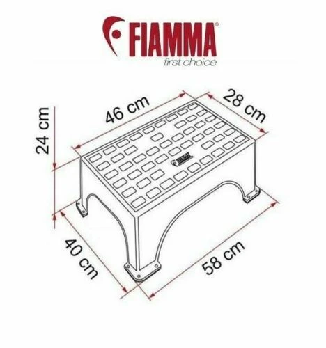 FIAMMA MAGNUM CARAVAN STEP HEAVY DUTY LARGE PLASTIC PREMIUM STEP 000745 3 FIAMMA MAGNUM CARAVAN STEP HEAVY DUTY LARGE PLASTIC PREMIUM STEP 000745 - Image 2