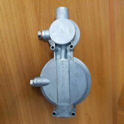 BRAIDED GAS PIGTAIL REGULATOR KIT CHANGEOVER TWIN CYL POL 1/4 INV FLARE 450MM - 51-HTFP14I450 KIT -Rv Parts Store 12 9952f55e b9dd 4b41 bdbc c9a86d7b3a94