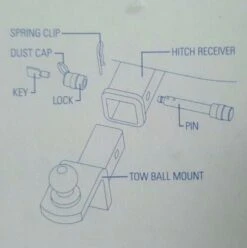 ARK PL80B HITCH PIN LOCK TOW BAR LOCK TRAILER SECURITY 2 KEYS -Rv Parts Store 12 a4ef4470 c069 4f43 880b c94894c4af73