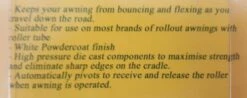 AUSSIE TRAVELLER ATRV TRAVELLING AWNING SUPPORT CRADLE MODEL WHITE MMIX 2700000000000 -Rv Parts Store 12 c724e62e 980b 4a24 89ef a0fc7bdd884a