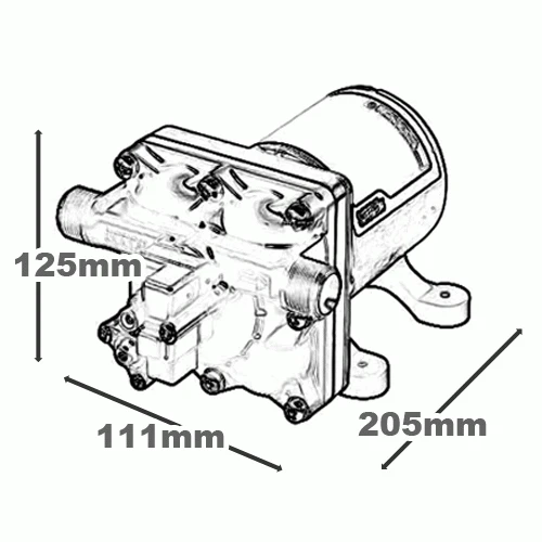 SHURFLO 4009 12V WATER PUMP CARAVAN 11 L P/M 45PSI & TWIST ON FILTER PACK 040860 JAYCO 7 SHURFLO 4009 12V WATER PUMP CARAVAN 11 L P/M 45PSI & TWIST ON FILTER PACK 040860 JAYCO - Image 5