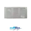 150MM X 300MM FLUTED ALUMINIUM VENT - WHITE -Rv Parts Store 150mmx300mmflutedaluminiumwallvent WHITEhumeV300WHT