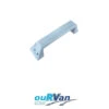 WHITE CARAVAN GRAB HANDLE 007988 UV STABILIZED -Rv Parts Store 175mmwhiteplasticcaravangrabhandlejaycoevernewwindsorregentregalcamec007988