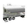 CAREFREE 15FT SILVER SHALE FADE ROLL OUT AWNING (NO ARMS). FF156D00 200-36750
