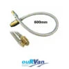 LPG BRAIDED GAS HOSE PIGTAIL CARAVAN POL - 1/4 INV FLARE 600MM - 51-FP14I600 -Rv Parts Store 51 FP14I600 LPGBRAIDEDGASHOSEPIGTAILCARAVANPOL 1.4INVFLARE600MM