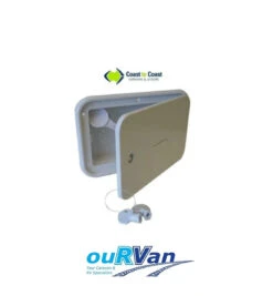 JAYCO DUAL WATER FILLER MAINS INLET DOUBLE WHITE 2 KEYS STERLING DISCOVERY JOURNEY STARCFARFT 800-01090