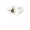 NARVA WHITE SURFACE MOUNT ACCESSORY SOCKET 81025WBL -Rv Parts Store 81025WBL NarvaaccSOCKETSurfaceMOUNTWHITE