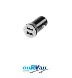 NARVA FLUSH MOUNT TWIN USB POWER ADAPTOR