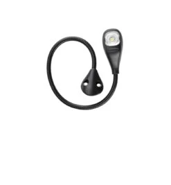 NARVA 9/33V 250MM READING LAMP W/ FLEXIBLE ARM & ACCESSORY PLUG CARAVAN 87685BL