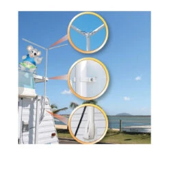 FOLDAWAY COMPACT TV ANTENNA / AERIAL FOR CARAVAN, CAMPER TRAILER 900-02350 FAFASA -Rv Parts Store 900 02350 FoldawayCompactTVAntenna.Aerial03