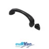 BLACK PLASTIC GRAB HANDLE. XJ9HANDLE08 -Rv Parts Store BlackPlasticGrabHandle