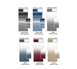 CAREFREE 12FT BLUE SHALE FADE ROLL OUT AWNING (NO ARMS). FF126C00HM 200-36420 -Rv Parts Store Carefreeawningcolourchart 62ece60f 1872 4ce1 bfd8 d4486144410c