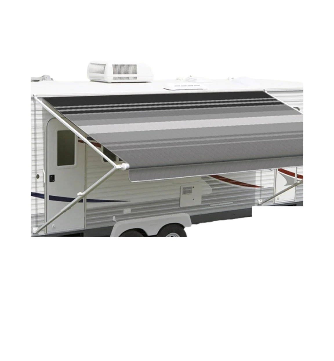 CAREFREE 14FT SILVER SHALE FADE ROLL OUT AWNING (NO ARMS). FF146D00HM 200-36740 4 CAREFREE 14FT SILVER SHALE FADE ROLL OUT AWNING (NO ARMS). FF146D00HM 200-36740 - Image 2