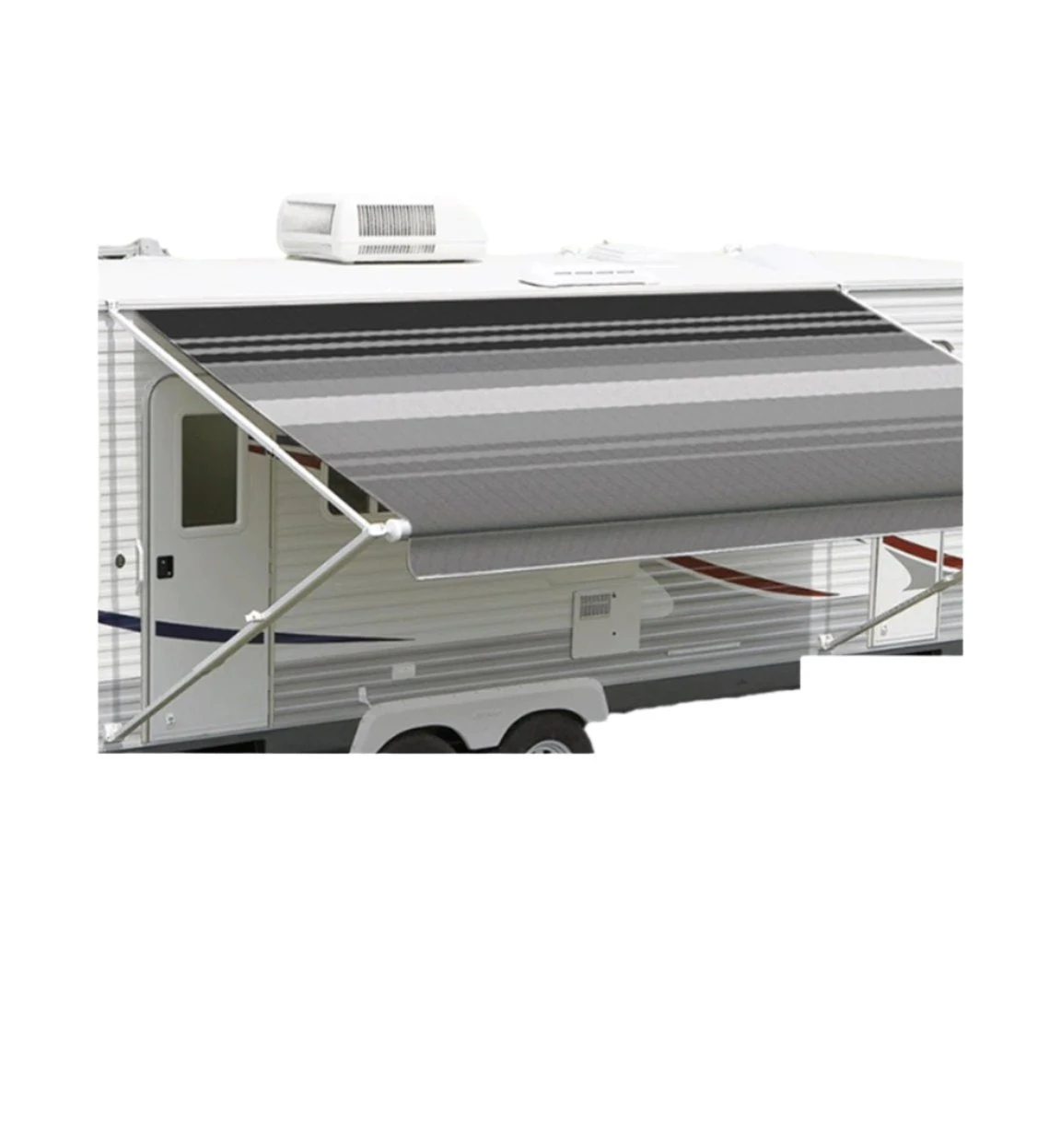CAREFREE 15FT BURGUNDY SHADE FADE ROLL OUT AWNING (NO ARMS). FF156A00 200-36550 4 CAREFREE 15FT BURGUNDY SHADE FADE ROLL OUT AWNING (NO ARMS). FF156A00 200-36550 - Image 2