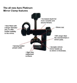 MILENCO GRAND AERO PLATINUM CARAVAN TOWING MIRROR PAIR MIL6613 -Rv Parts Store MIL6613 MilencoGrandAeroPlatinumMirror06