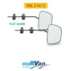 MILENCO GRAND AERO 3 EXTRA WIDE FLAT GLASS CARAVAN TOWING MIRROR M-2073 -Rv Parts Store MilencotowingmirrorsM 2073M2073M 2073AM2073Aflatmirrorglassgrandaero