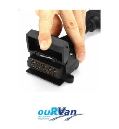 12 PIN SOCKET FEMALE TO 7 PIN FLAT PLUG MALE ADAPTOR RV00021 7 12 PIN SOCKET FEMALE TO 7 PIN FLAT PLUG MALE ADAPTOR RV00021 -Rv Parts Store RV00021 7pinmaleto12pinsocketfemale 02