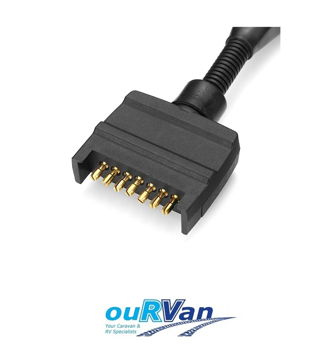 12 PIN SOCKET FEMALE TO 7 PIN FLAT PLUG MALE ADAPTOR RV00021 4 12 PIN SOCKET FEMALE TO 7 PIN FLAT PLUG MALE ADAPTOR RV00021 - Image 2