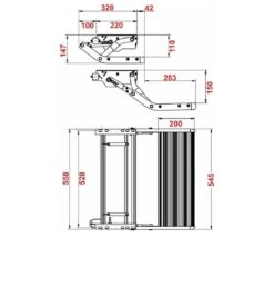 SINGLE STEP WITH TREAD MANUAL PEDAL SILVER VAN-STEPEM545 -Rv Parts Store TAVAN STEPEM545 Singlestepmanual 03