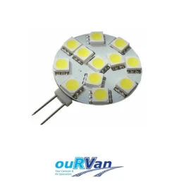 LED G4 12 REPLACEMENT BULB. SIDE PIN. COOL WHITE. 12 VOLT. 0211311C