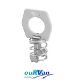 SUBURBAN HOT WATER SYSTEM SERVICE DOOR CLIP CATCH & SPRING KIT 150079 RV00018